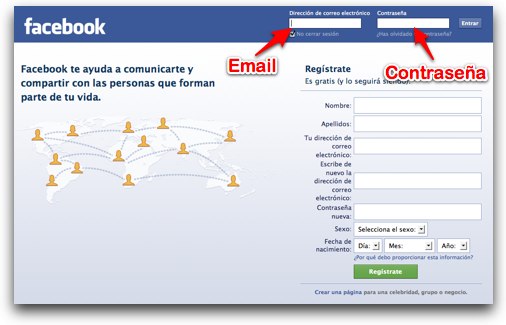 Com en login www php español facebook Error en