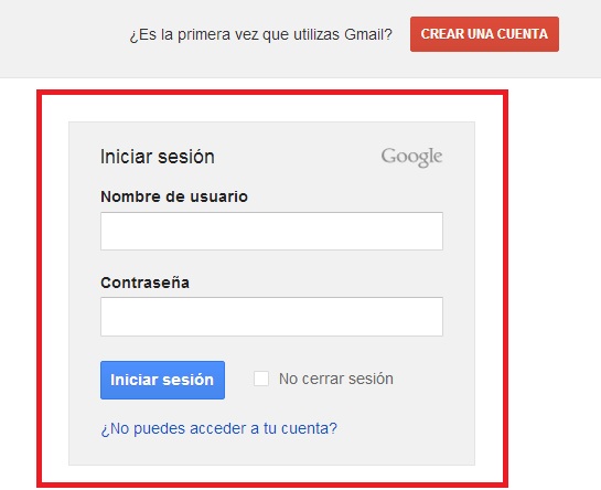 Iniciar sesión en Gmail correo, fácil desde Gmail.com