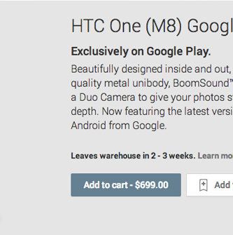 Android L, estará en el HTC One M8 Google Play Edition