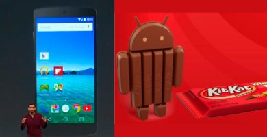 Comparación visual entre Android L y Android KitKat
