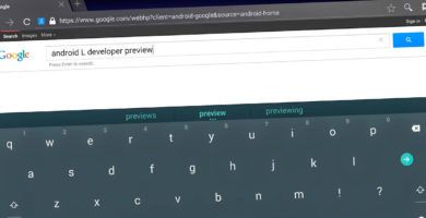 Obtén el nuevo Teclado de Android L desde la PlayStore