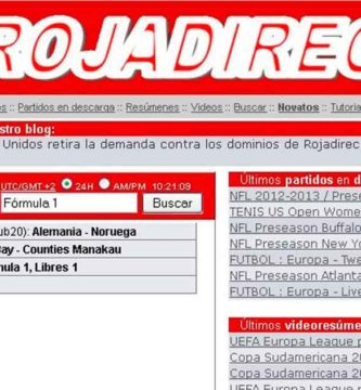 Roja directa: ver partidos y peliculas online con RojaDirecta.me