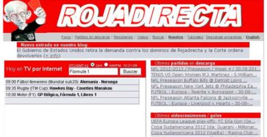Roja directa: ver partidos y peliculas online con RojaDirecta.me