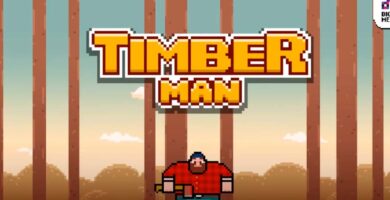 Timber Man, leñador a velocidad extrema desde Android
