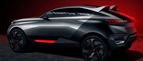 Peugeot Quartz concept: un SUV de 500 caballos