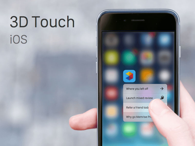 Apple 3D touch