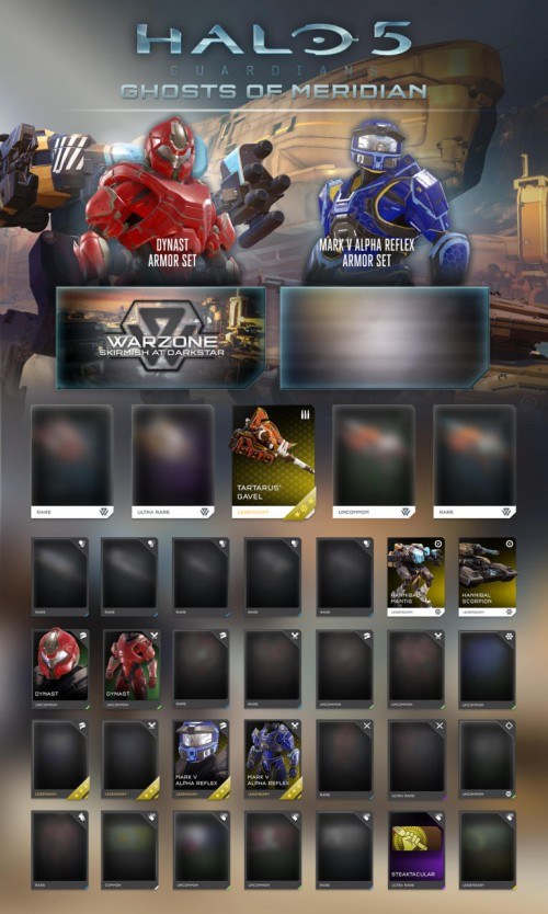 Halo 5 Guardian - DLC Ghosts of Meridian