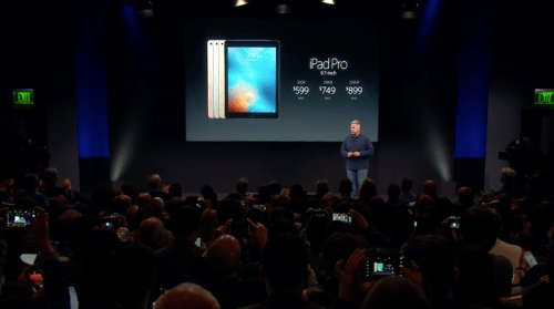 Nuevo iPad Pro de 9,7 pulgadas saldrá a la venta este 24 de marzo