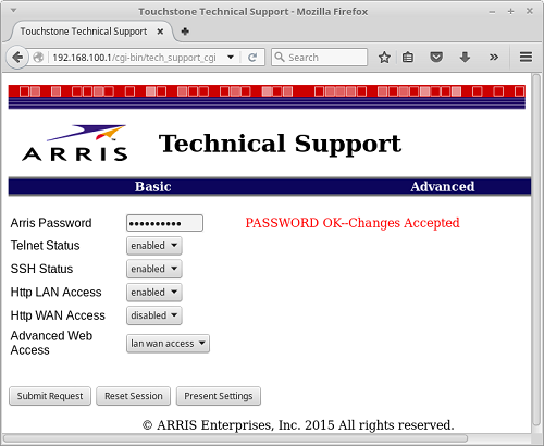Arris interface