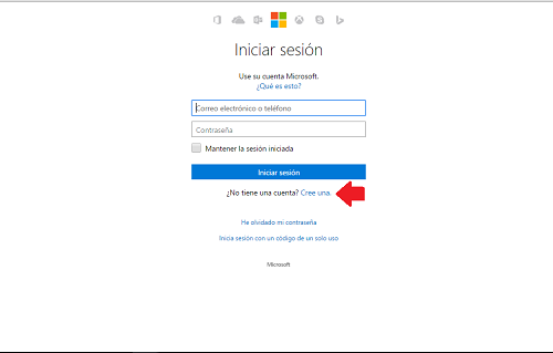 1. Seleccuionar Cree una