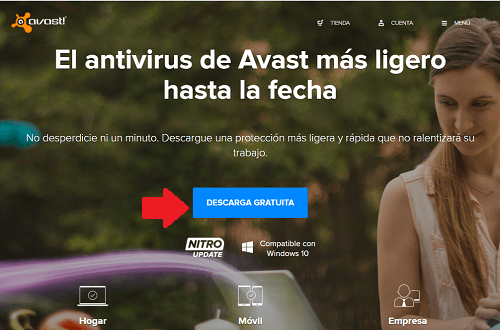 1. Seleeccionar descarga gratuita