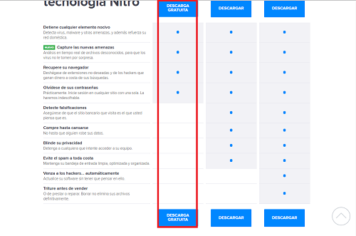 2. Seleccionar versión gratis