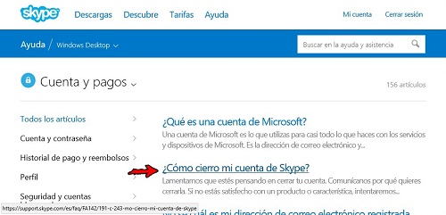 4. Cómo cierro mi cuenta de Skype
