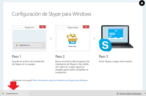 6. descargar Skype