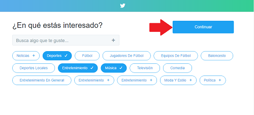 7. Seleccionar preferencias