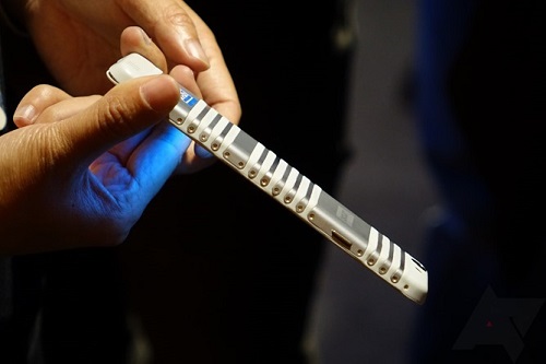 Apariencia del teléfono desde la parte trasera