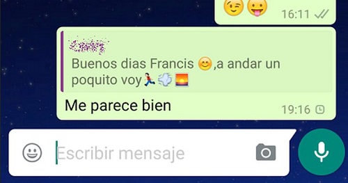 Citar Mensajes Respuestas Chat