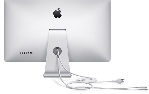 Conectores traseros del Thunderbolt Display