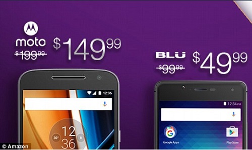 Descuentos en teléfonos Moto G y BLU RQ HD