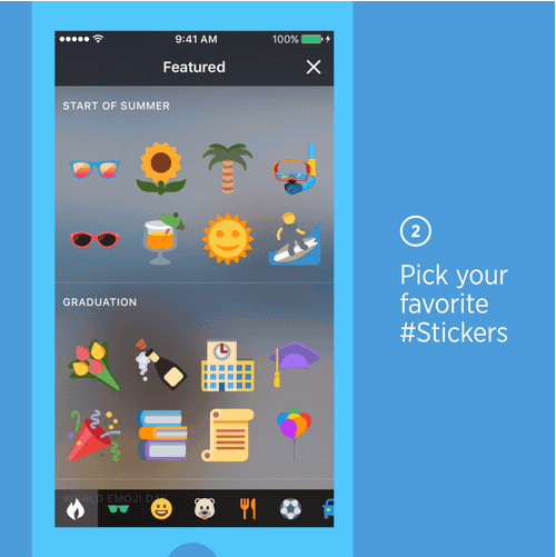 Escoge tu sticker favorito