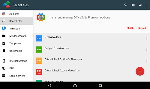 OfficeSuite 8 + PDF Converter para Windows Phone