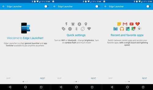 Edge Launcher para Android