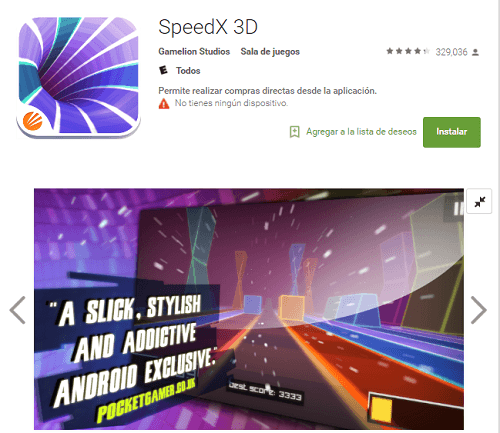 SpeedX 3D para Android