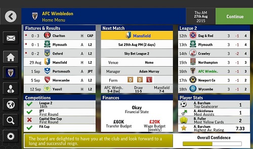 Football Manager Mobile 2016 para Android