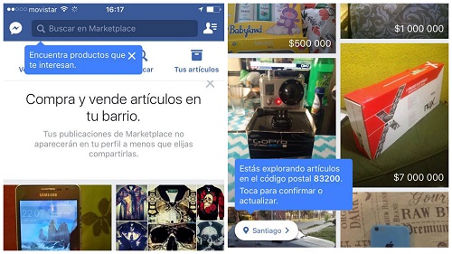 Comprar y vender desde Facebook