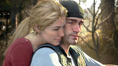 El protagonista y su mujer