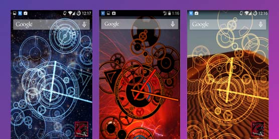 Hypno Clock Live Wallpaper en movimiento