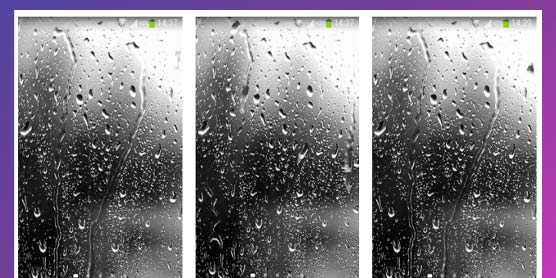 Live Wallpaper HD de gotas de lluvia en movimiento