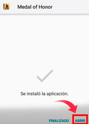 abrir medal of honor como instalar en android apk