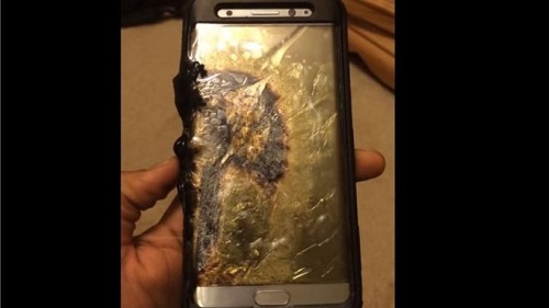 Baterías explosivas del Samsung Note7