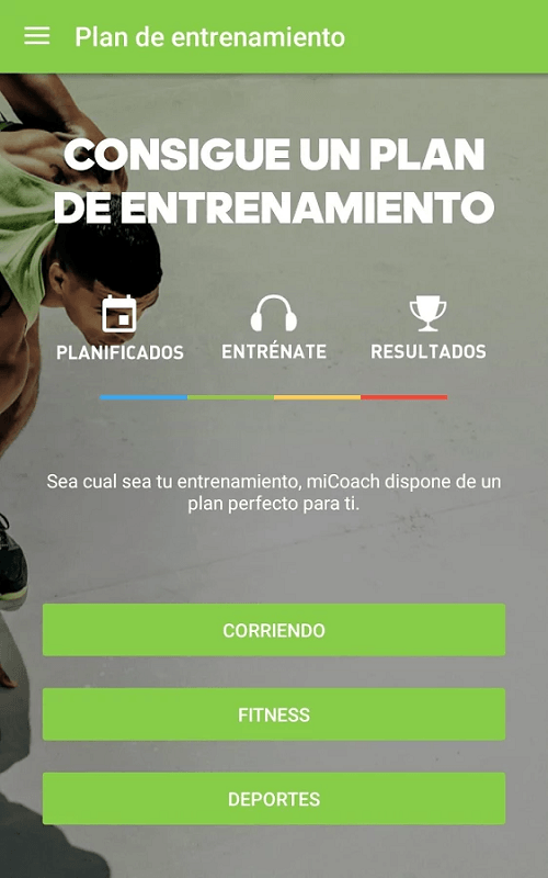 Disfruta de planes de entrenamiento