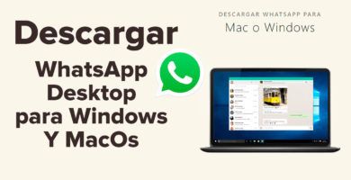 Descargar WhatsApp Desktop para Windows Y MacOs