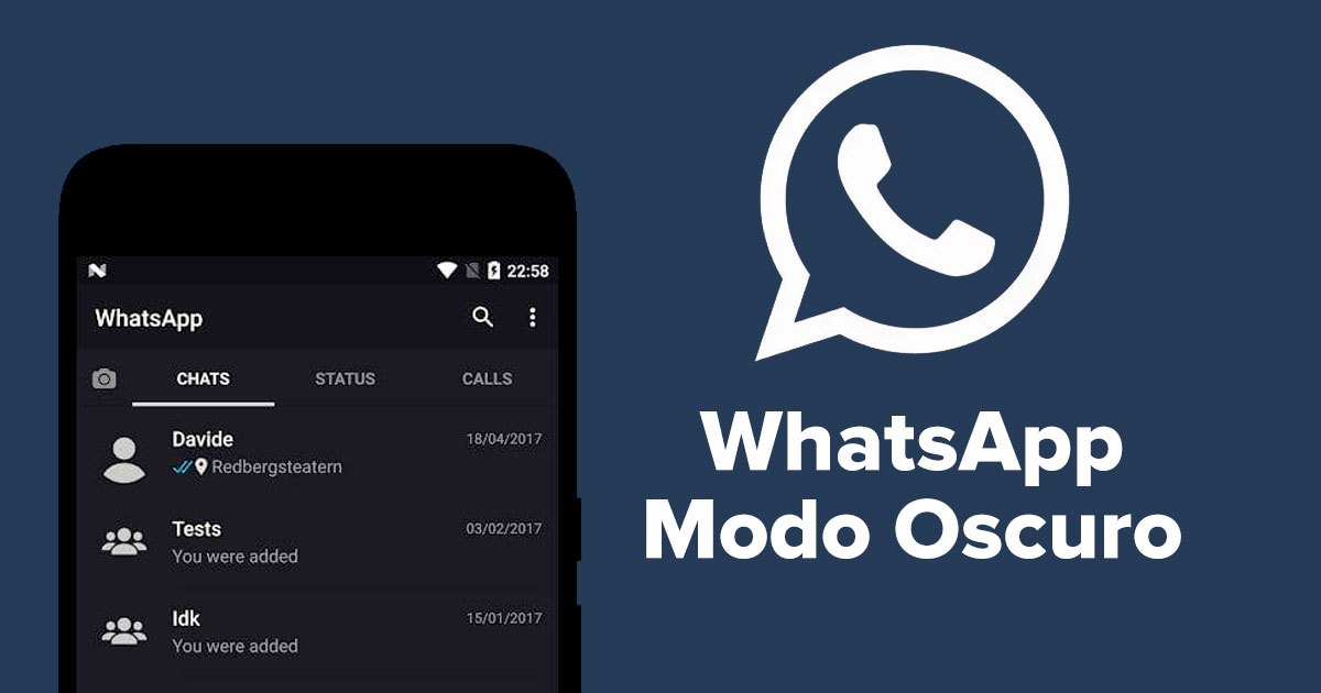 WhatsApp está trabajando en el Modo Oscuro para Web y Escritorio