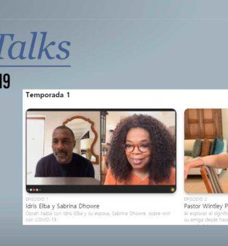 Apple lanza la serie llamada "Oprah Talks COVID-19" en Apple TV +