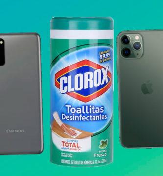 Cómo limpiar tu teléfono inteligente con toallitas desinfectantes