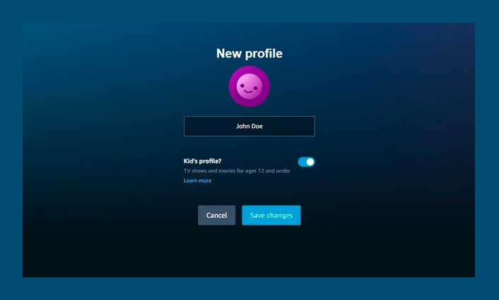 agregar perfil amazon prime