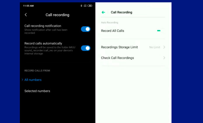 grabar llamadas en Android Pie y Q