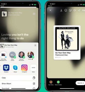 Apple Music te permitirá compartir música en las historias de Instagram