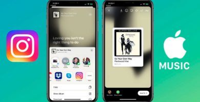 Apple Music te permitirá compartir música en las historias de Instagram