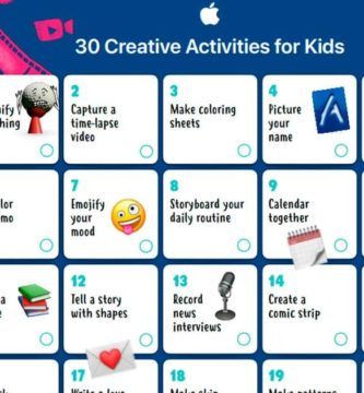 Apple lanza divertida hoja de actividades para mantener a los niños productivos en la cuarentena