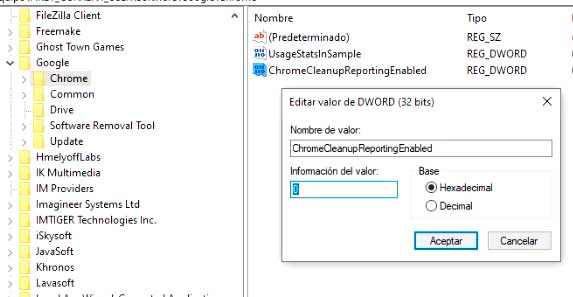 ChromeCleanupReportingEnabled