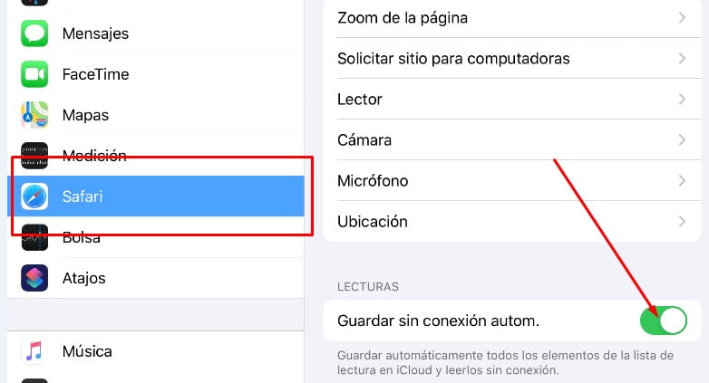Guardar automáticamente sin conexión