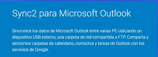 Sync2 para Microsoft Outlook
