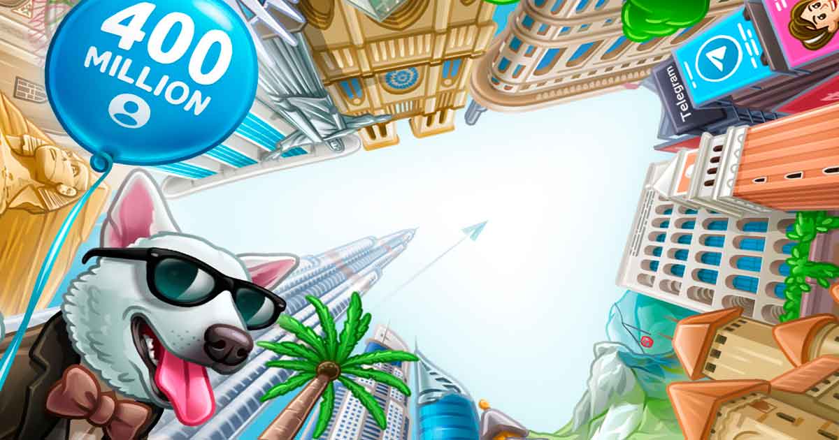 Telegram llega a 400 millones de usuarios, las videollamadas grupales llegarán este año