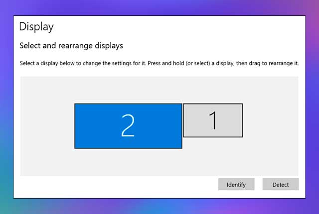 cambiar monitor principal windows 10