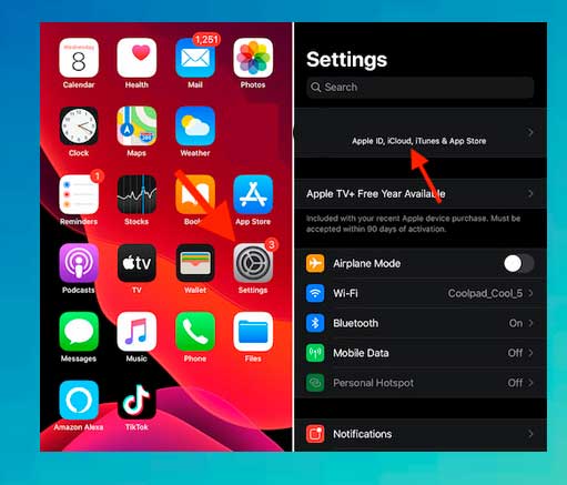 configuracion apple id